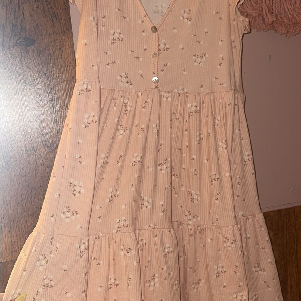 Jessica Simpson Pink Floral Midi Dress